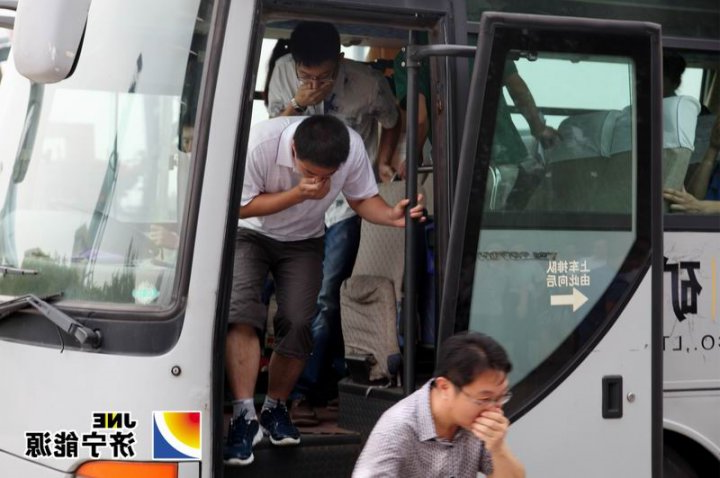 义桥煤矿通勤车消防应急演练圆满结束