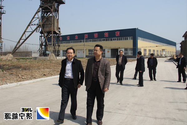 李明富到落陵盛源公司检查指导工作