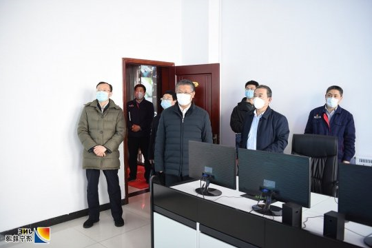 张玉华到金桥煤矿督导防疫和生产工作