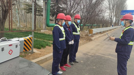 济矿中圣公司开展应急预案演练